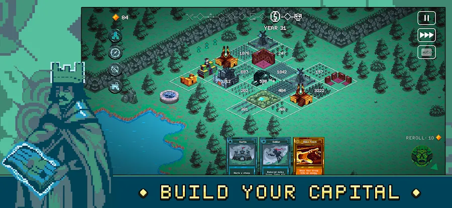 9 Kings APK screenshot – building a kingdom with cards