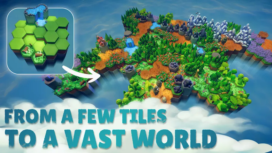 Preserve Complete Edition Android screenshot – placing animals and plants