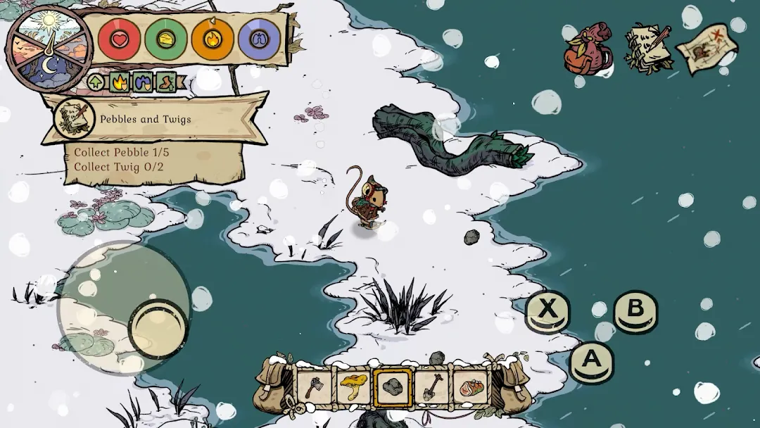 Winter Burrow APK – exploring the snowy woodland on Android