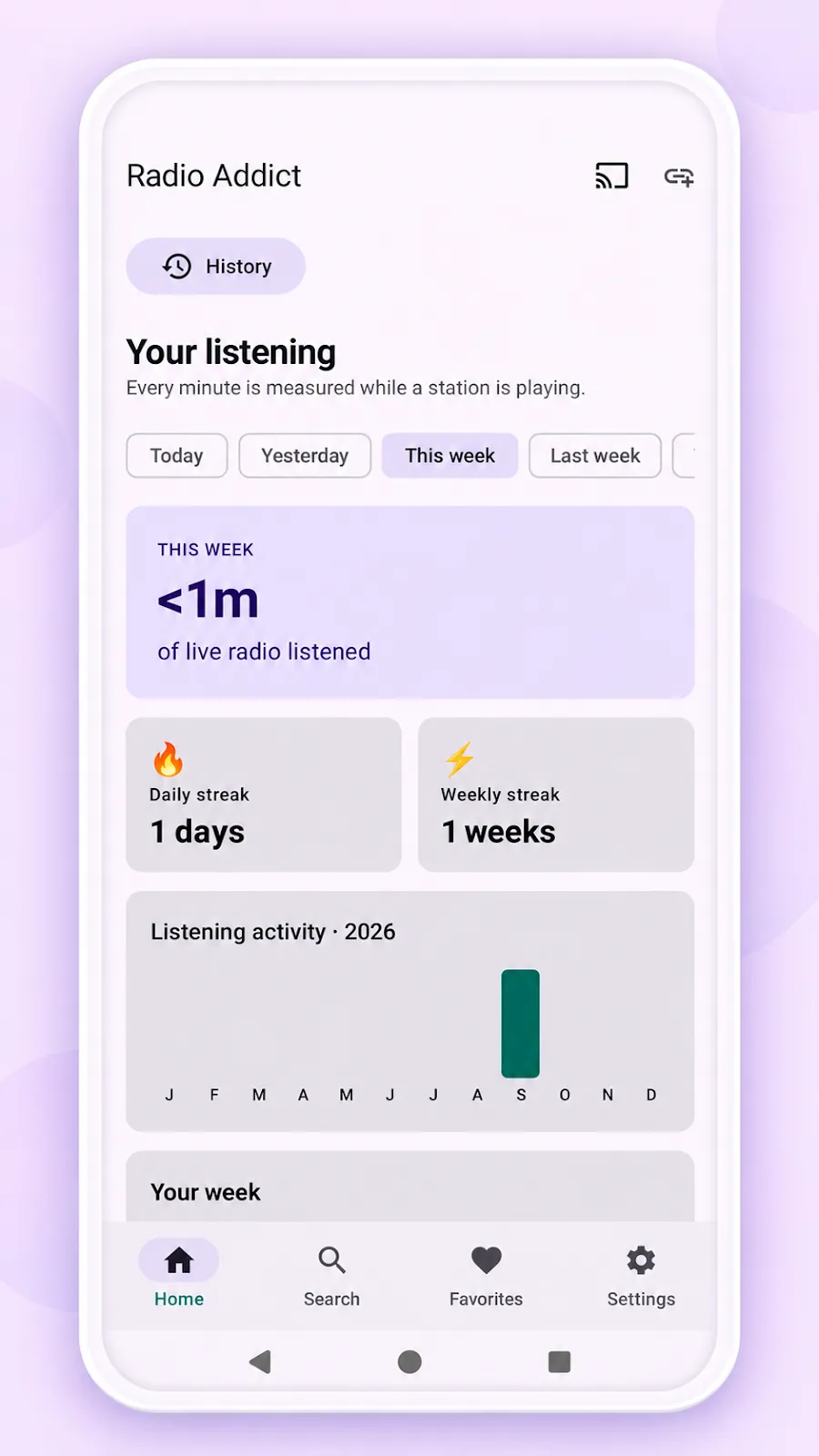 Radio Addict screenshot 1