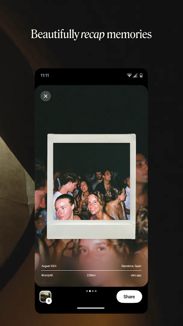 Retro – Photos with Friends screenshot 4