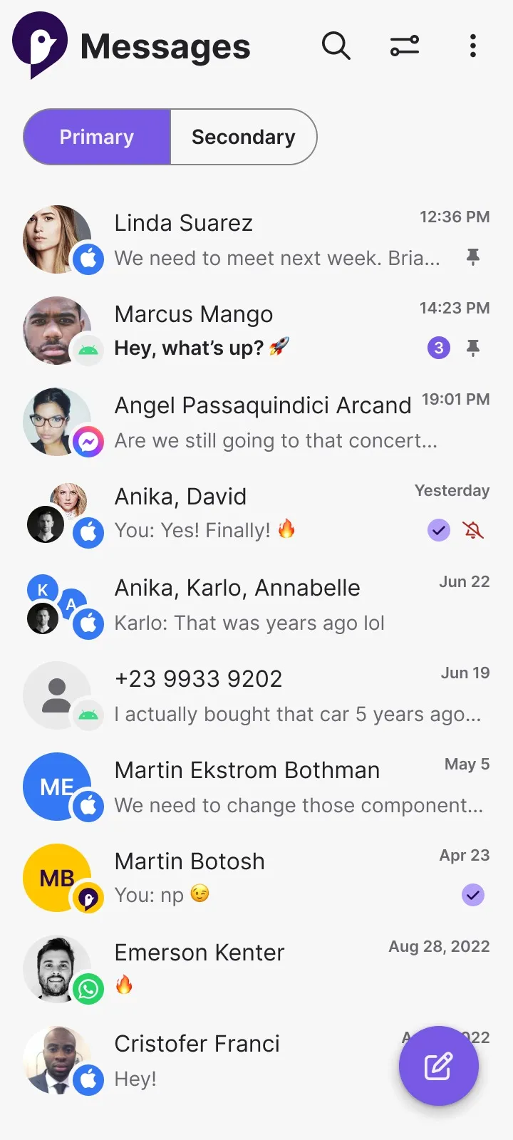 Sunbird screenshot 2
